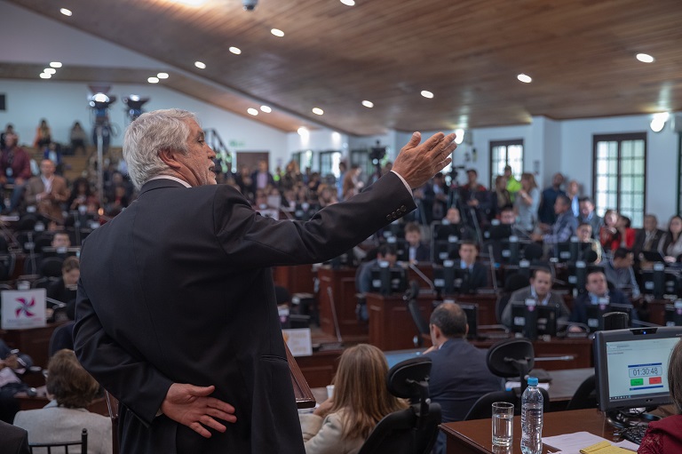 Alcalde rindió cuentas en el Concejo de Bogotá - Foto: Comunicaciones Alcaldía / Andrés Sandoval 