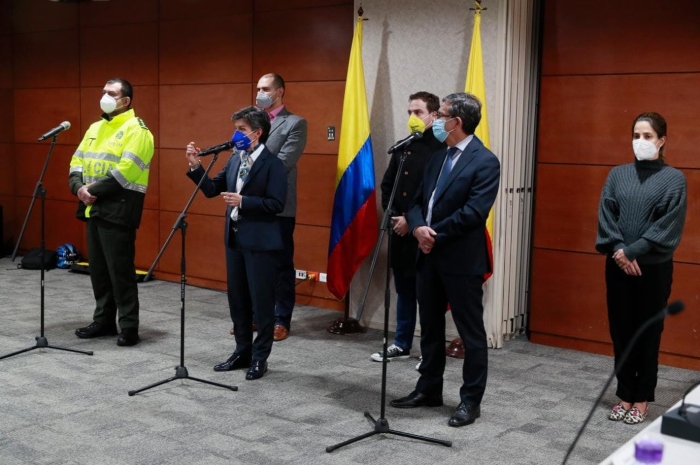 Rueda de prensa. Marzo 12. Nuevas medidas de seguridad para Bogotá