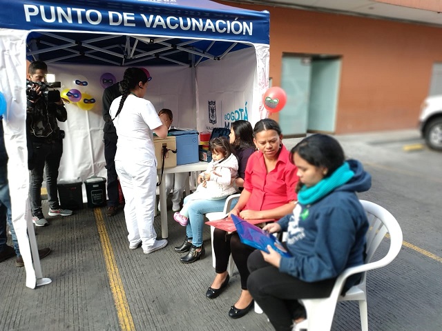 Atención especial con los menores de un año. Foto: Secretaría de Salud