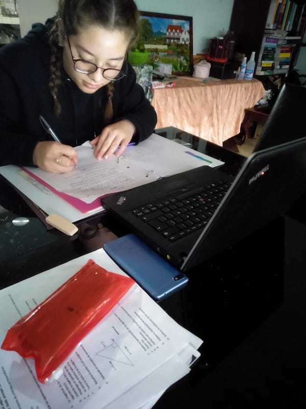 Sara, estudiante