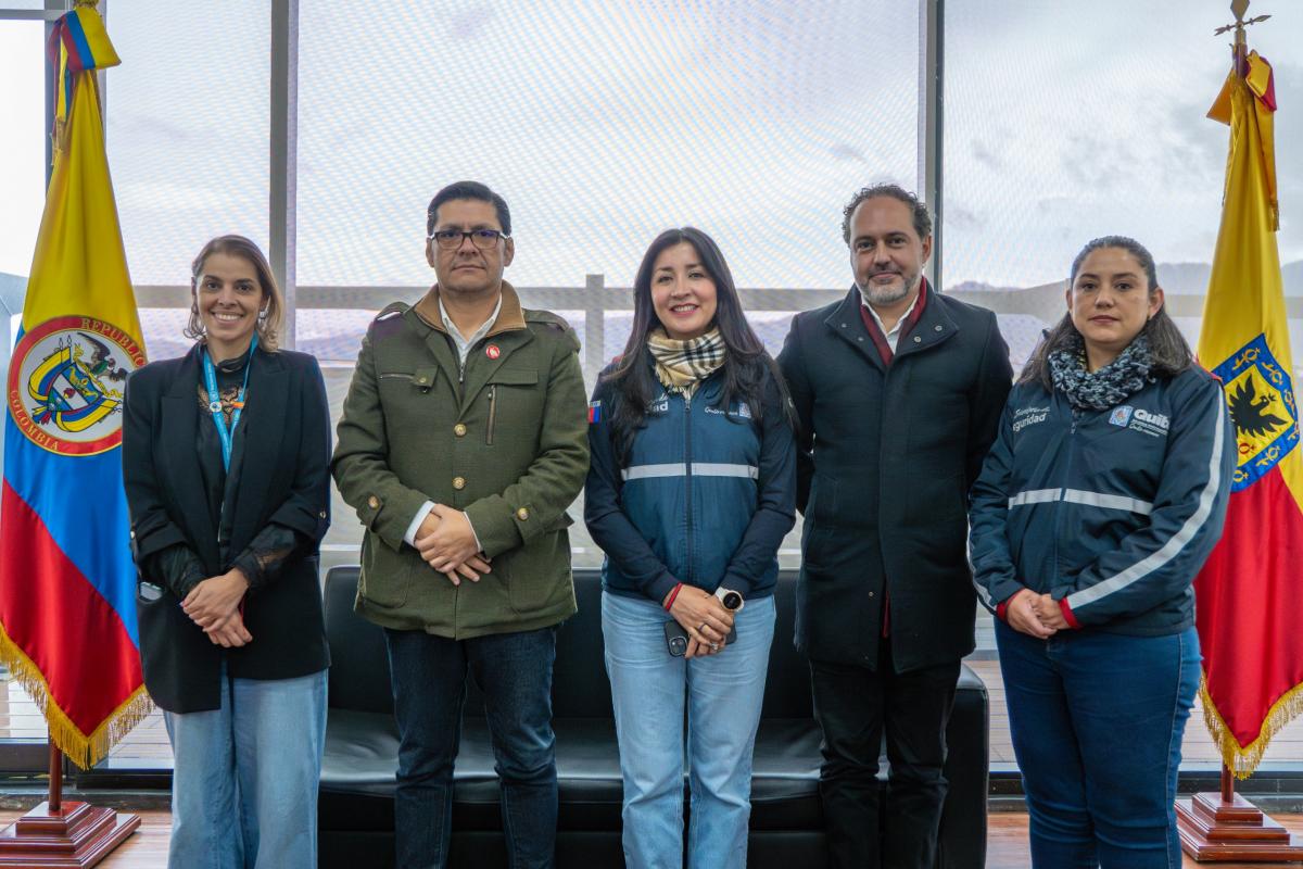Secretarías de Seguridad de Bogotá y Quito