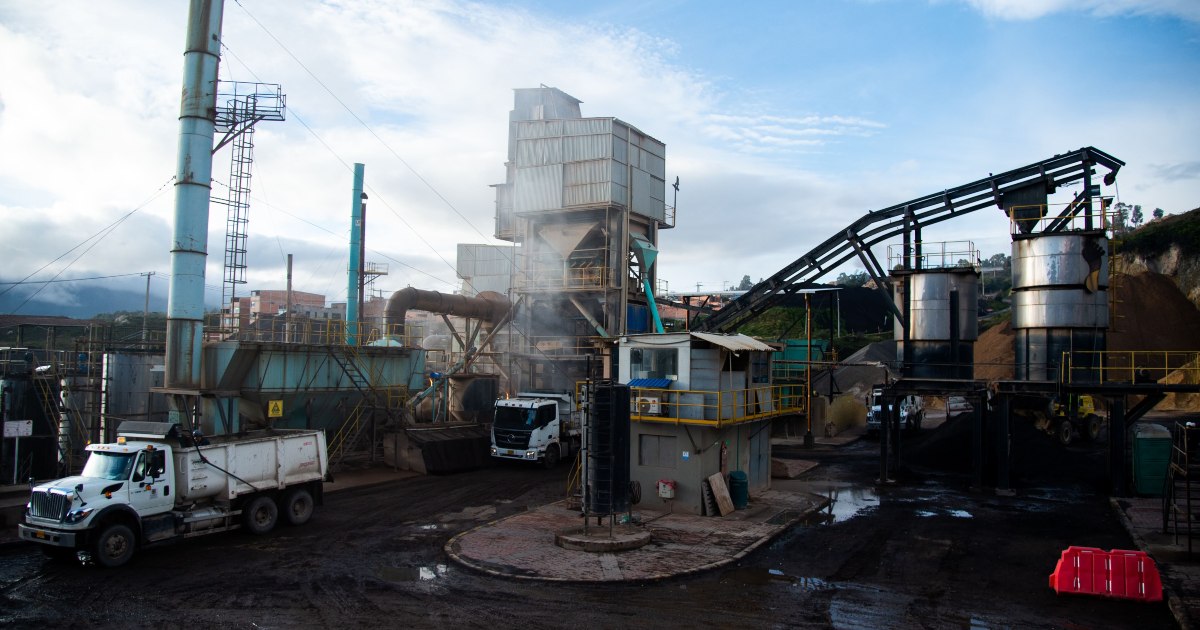 Datos de sede de producción mezclas asfálticas de la UMV en Bogotá