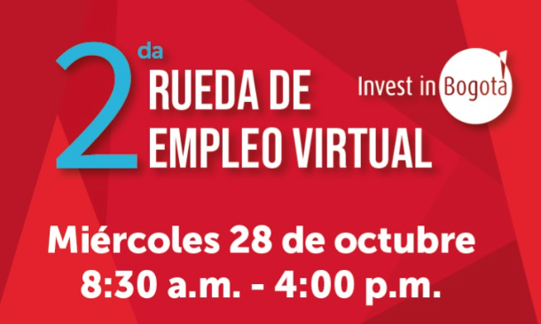 Segunda rueda de empleo virtual Invest in Bogota