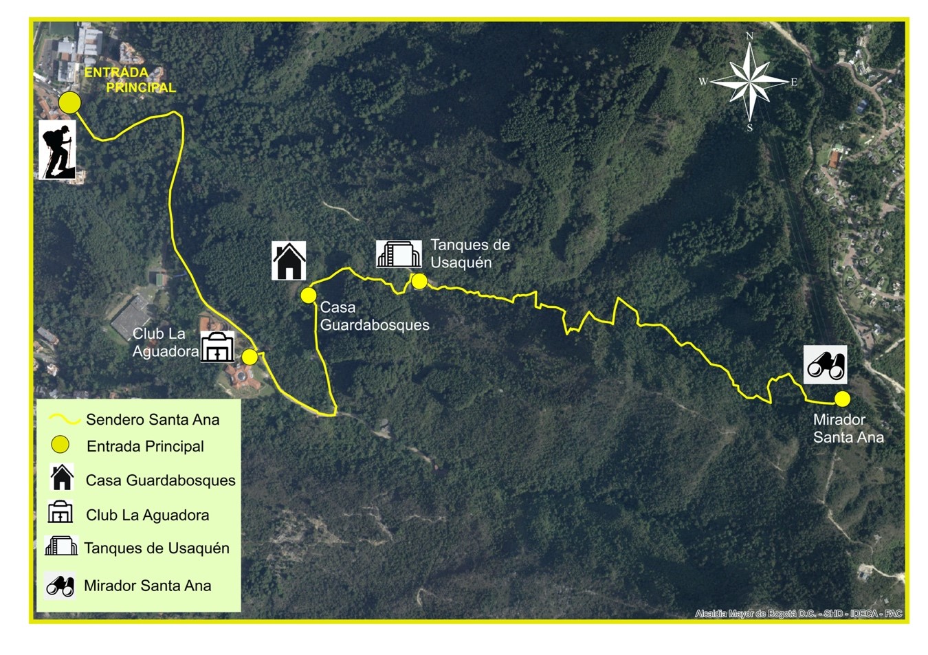 Los senderos de los Cerros volverán a recibir visitantes - FOTO: Prensa Empresa de Acueducto