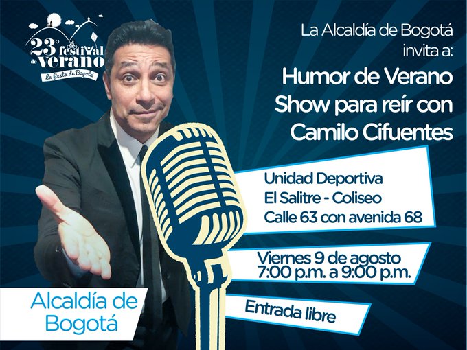 Un show para reír con Camilo Cifuentes 