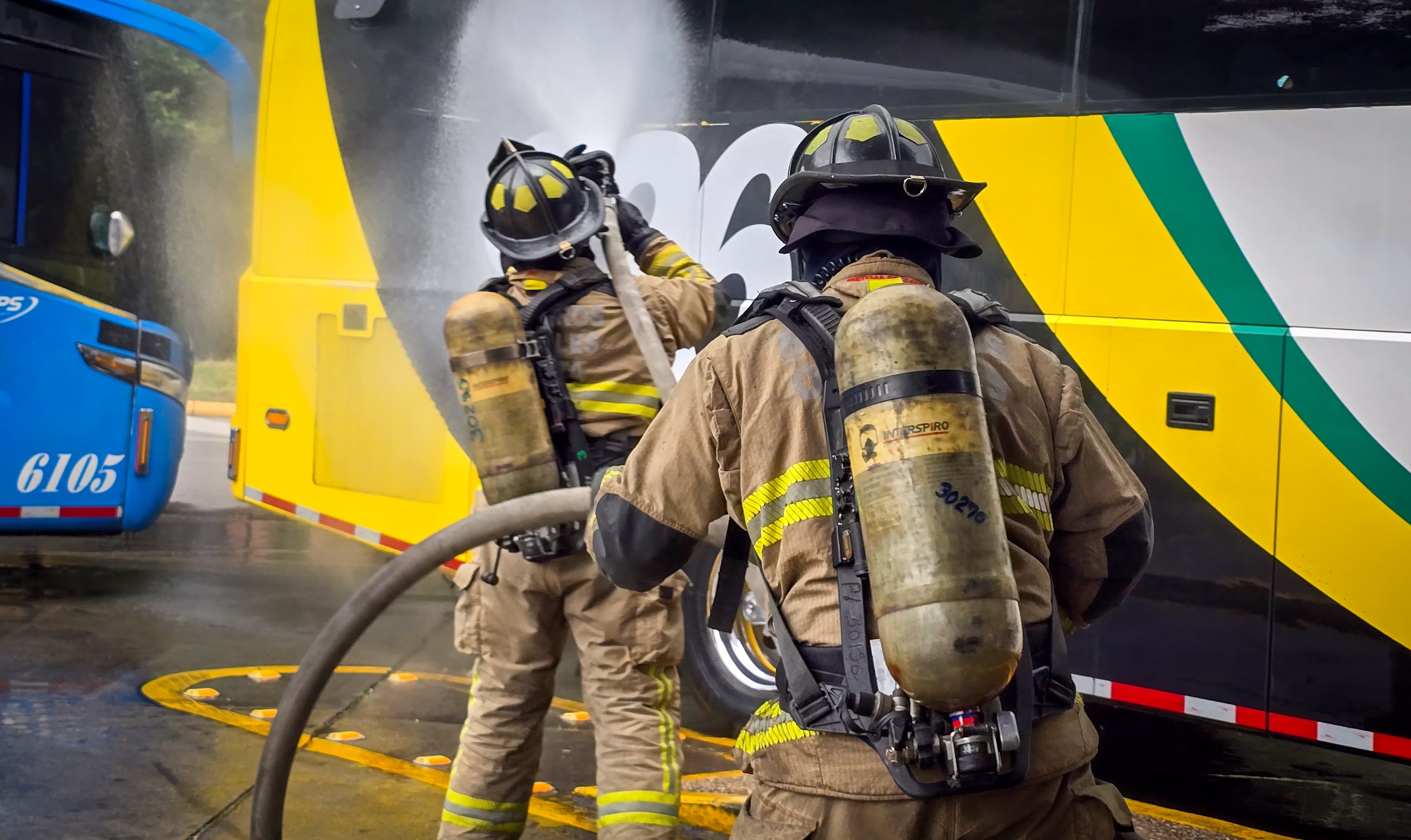 Simulacro de emergencias de alto impacto Terminal Transporte Bogotá