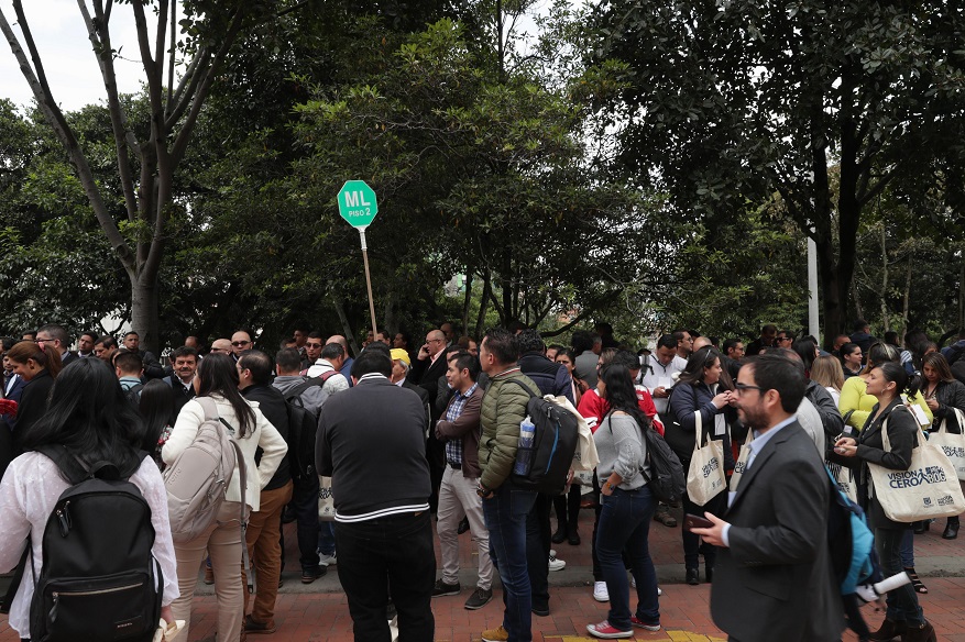 Así se vivió Simulacro de Evacuación - Foto: Comunicaciones Alcaldía Bogotá / Diego Bauman 