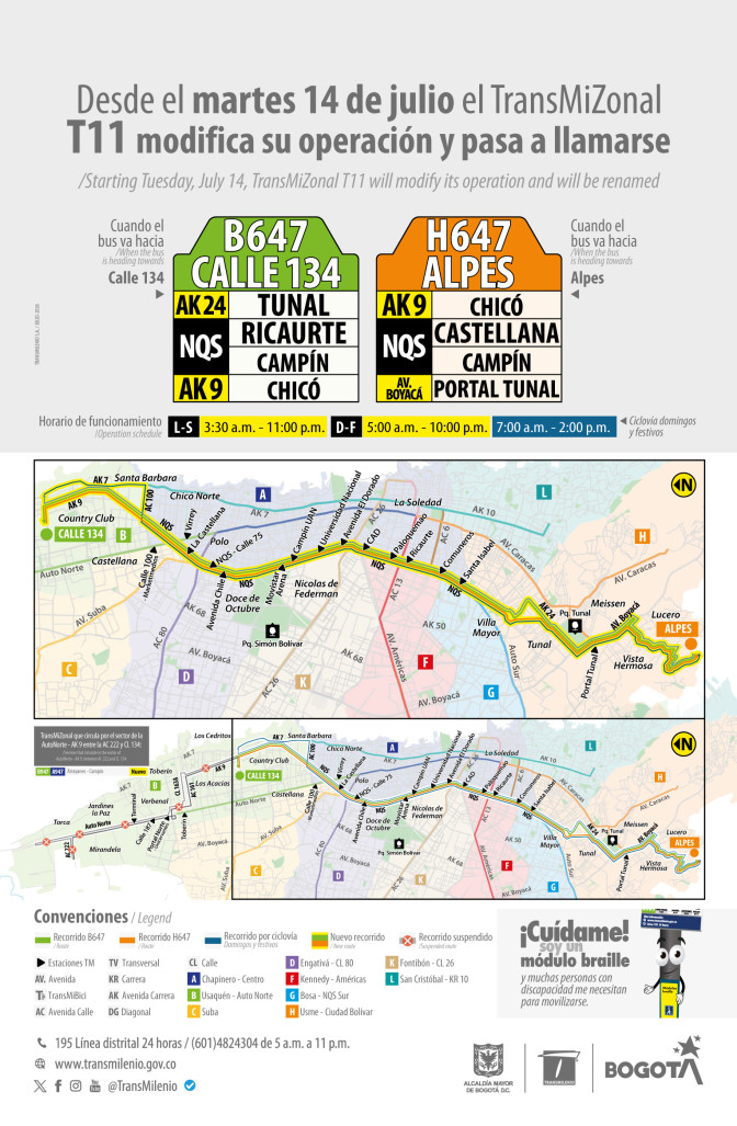  ruta B647 - H647