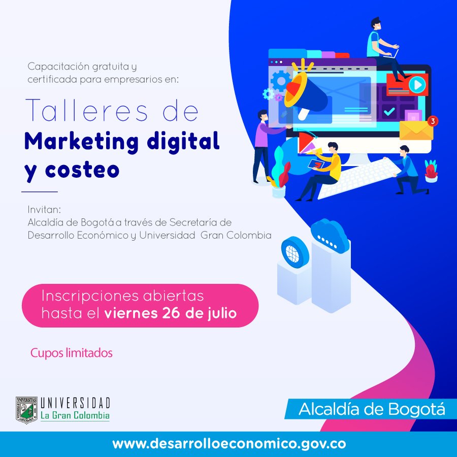 Taller gratuito de marketing digital