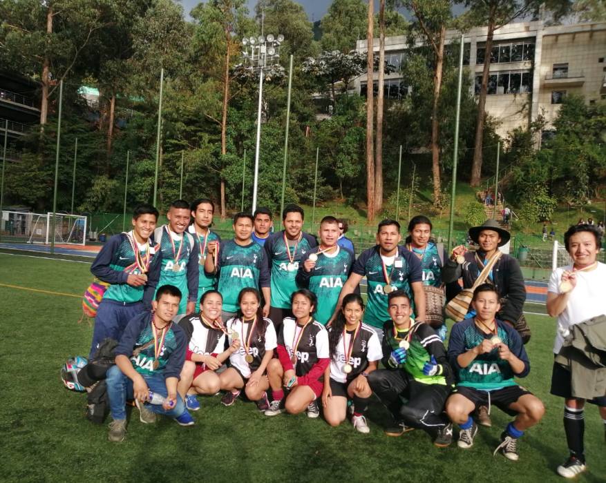 Primer Torneo Distrital de Fútbol Indígena Interuniversitario. - Foto: IDPAC.