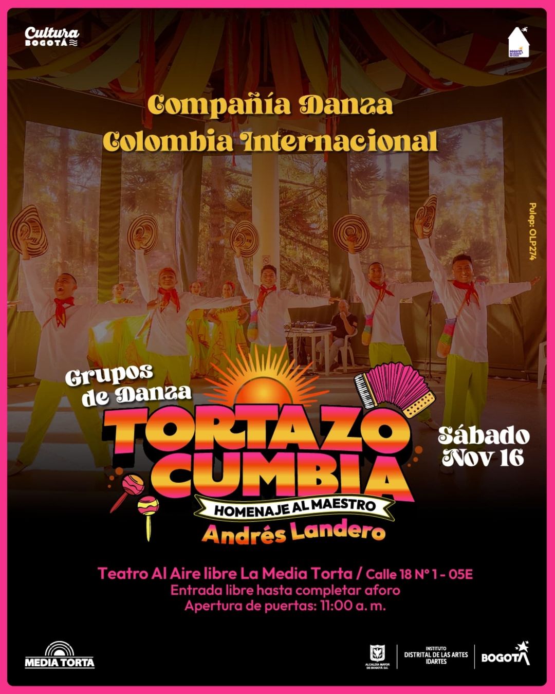 Tortazo de cumbia en Bogotá 