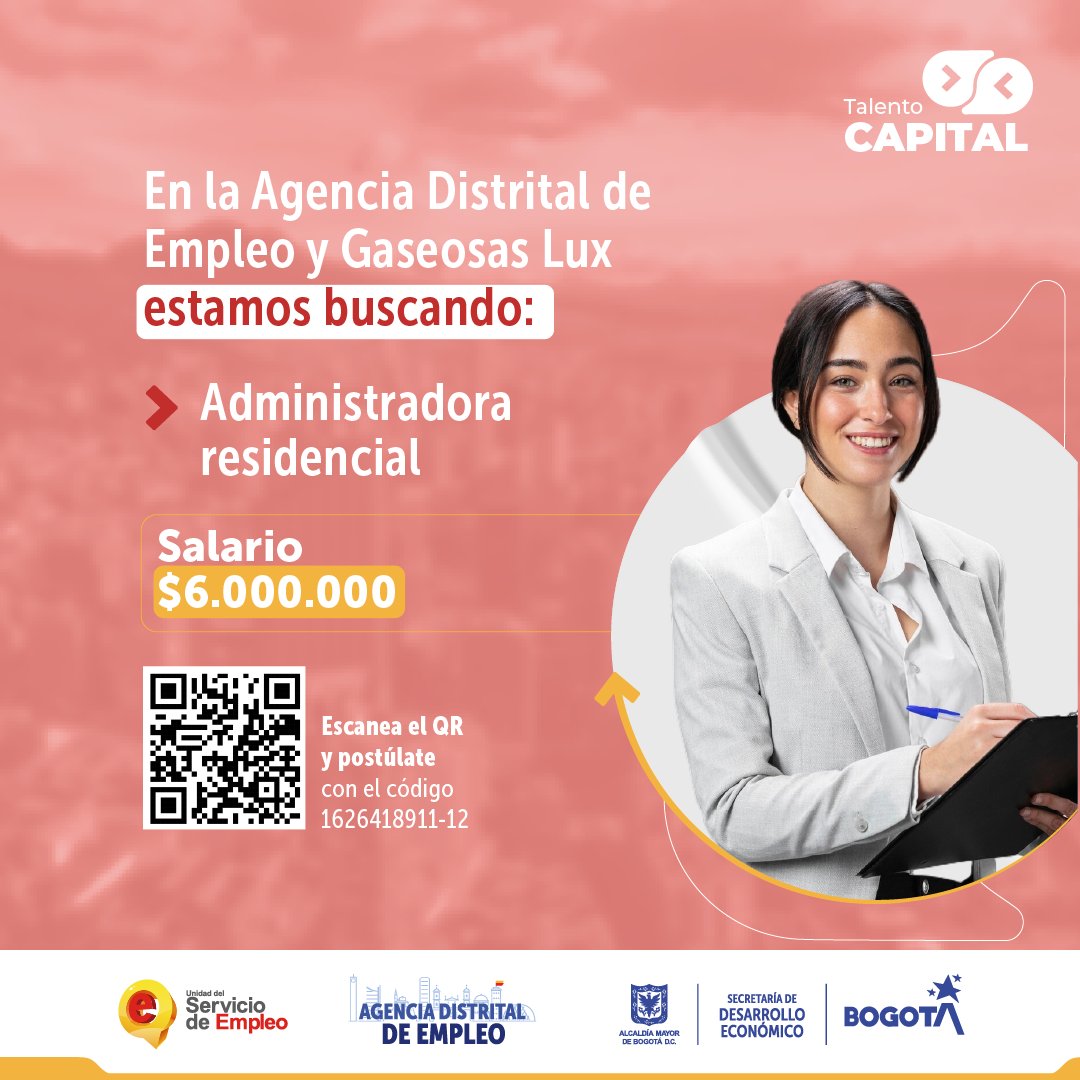 Trabajo en Bogotá sin experiencia accede a 297 vacantes disponibles Gaseosas Lux