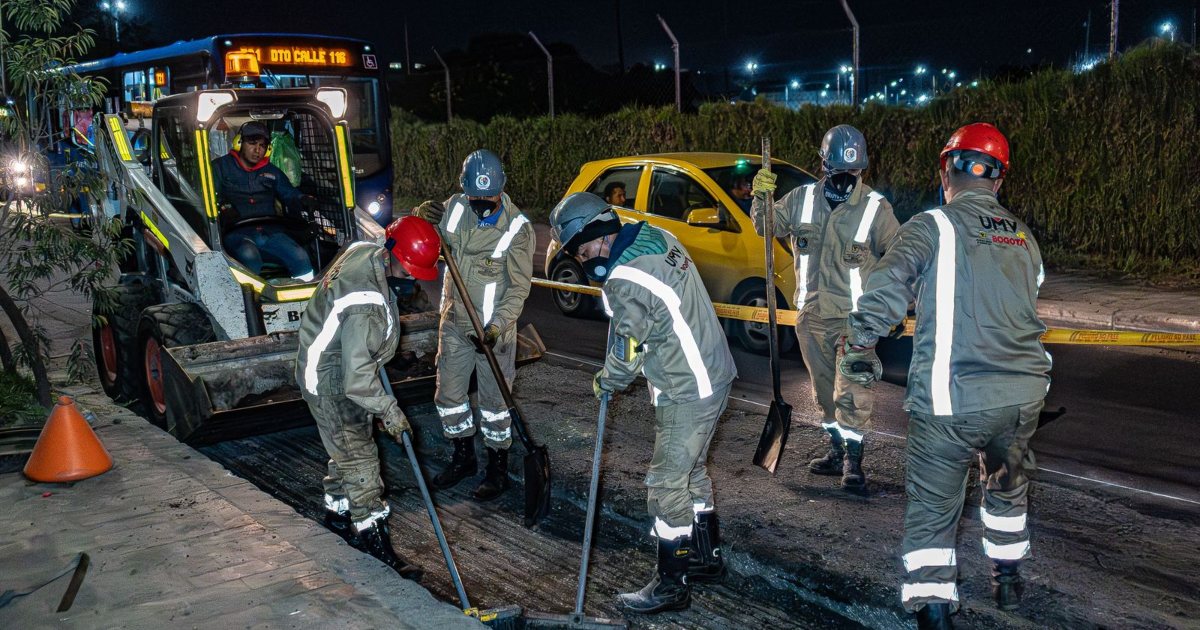 Avance renovación vial de conexión calle 80 Suba Lisboa en Bogotá
