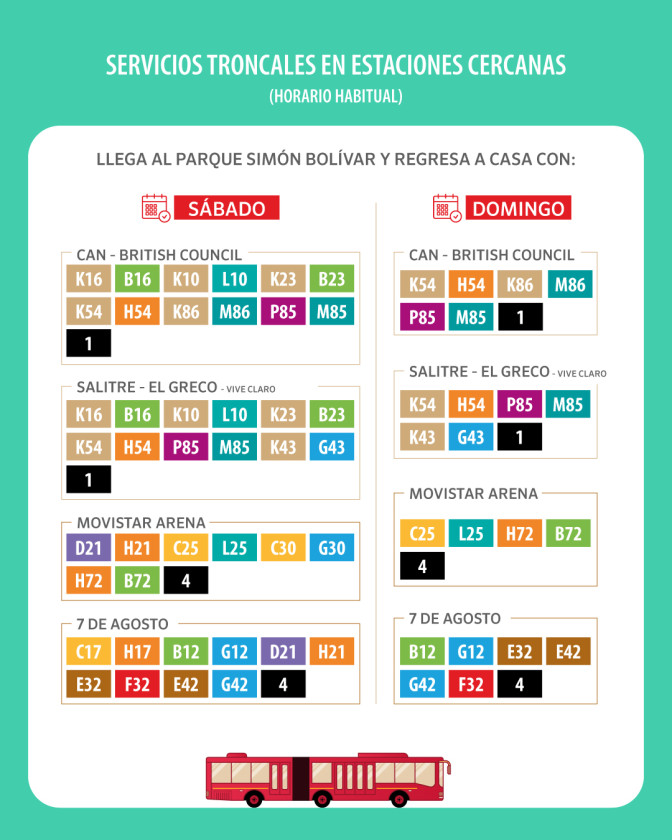 Vallenato al Parque 2026 Bogotá rutas de TransMilenio para asistir