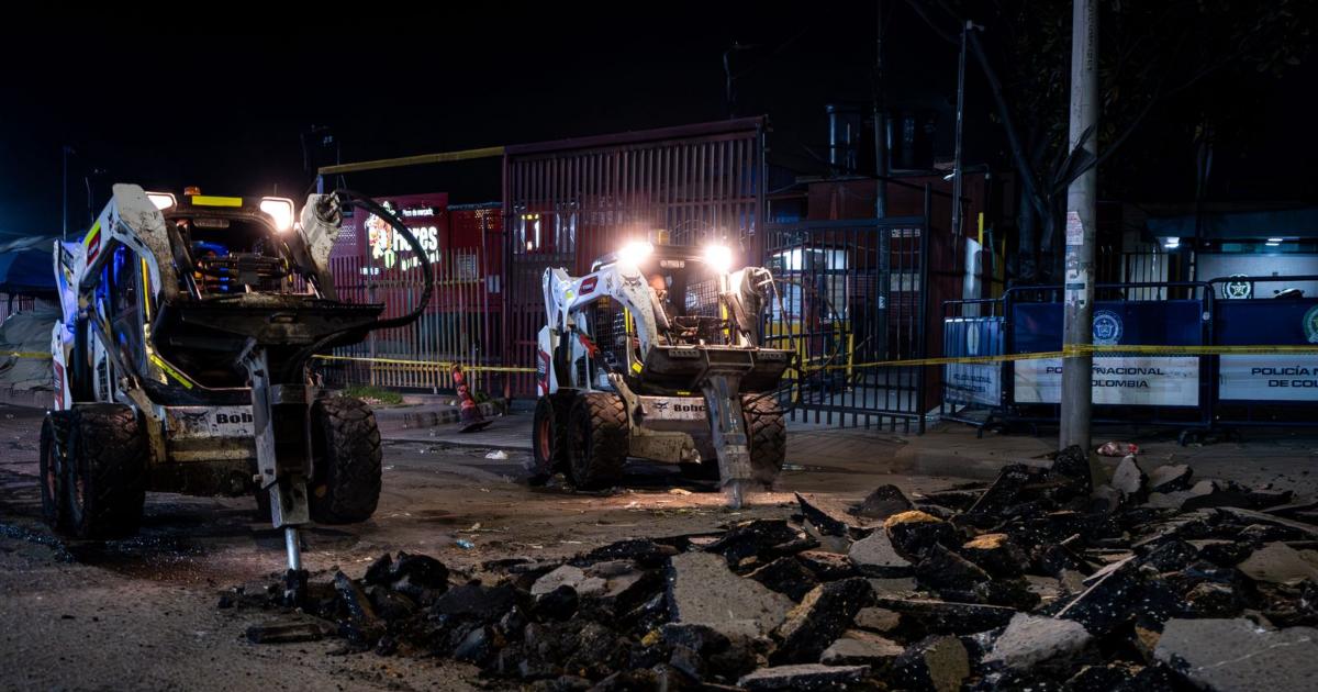 Obras de mejoramiento vial en alrededores Corabastos Bogotá 
