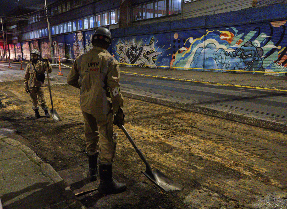 La UMV inició intervenciones nocturnas en La Estrada Bogotá