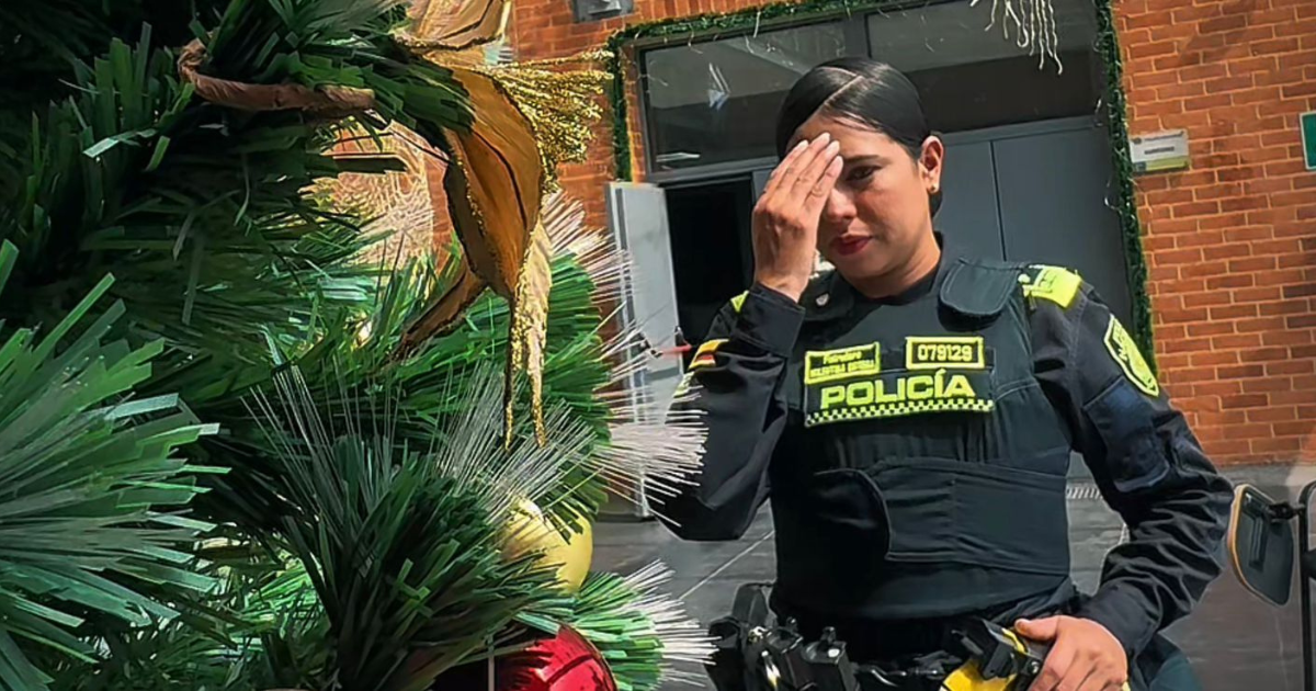 Valentina Ortega, patrullera de Puente Aranda