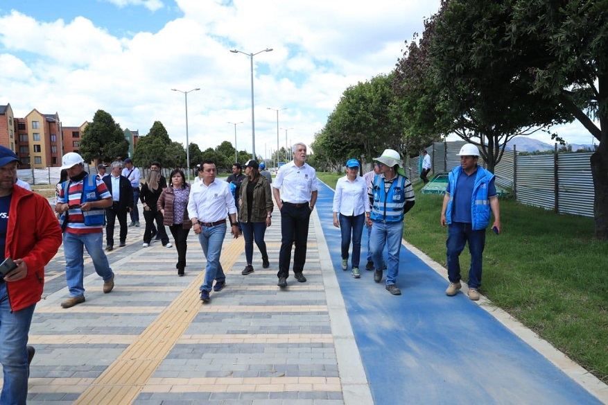 Obras Parque Juan Amarillo - Foto: Comunicaciones Alcaldía Bogotá / Diego Bauman