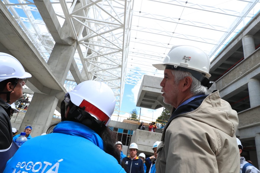 Visita de obra Centro Felicidad San Cristóbal - Foto: Comunicaciones Alcaldía Bogotá / Diego Bauman 