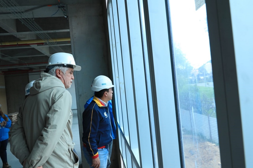 Visita de obra Centro Felicidad San Cristóbal - Foto: Comunicaciones Alcaldía Bogotá / Diego Bauman 
