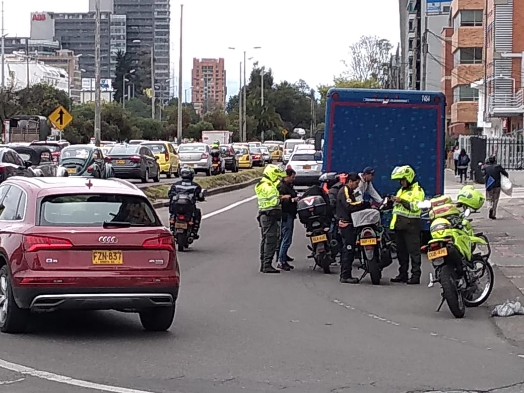 Policía de Bogotá captura 21 rompevidrios- FOTO PrensaMebog