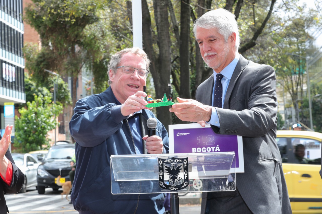 Bogotá ya tiene su primer contador de bicicletas - FOTO: Consejería de Comunicaciones