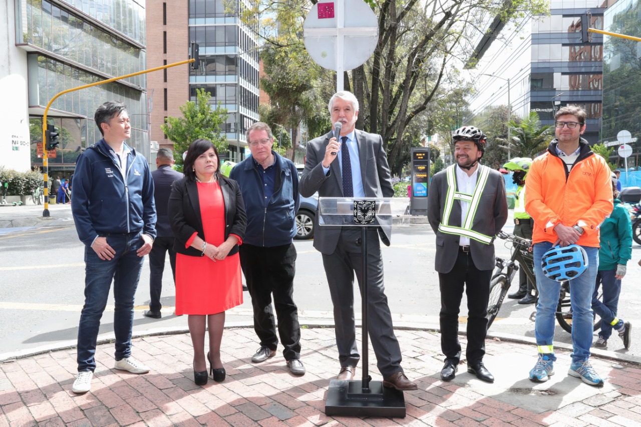 Bogotá ya tiene su primer contador de bicicletas - FOTO: Consejería de Comunicaciones