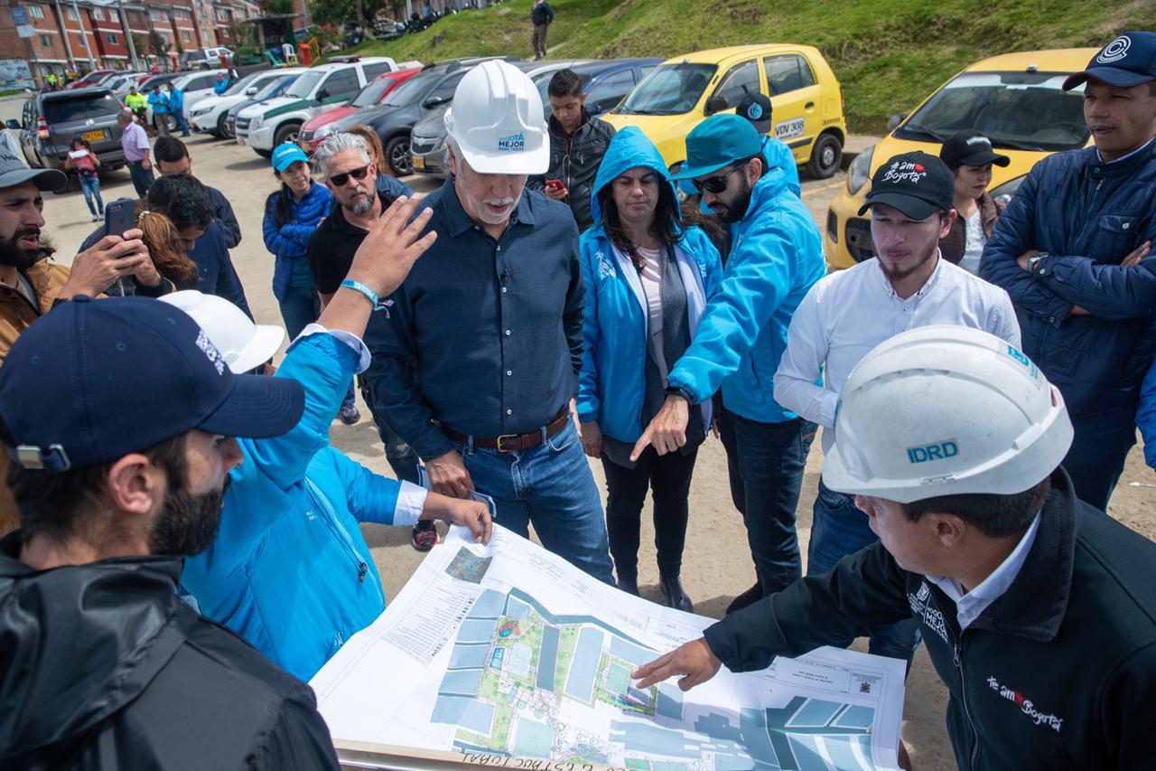 Alcalde Peñalosa verificó avance de obras importantes en Usme - FOTO: Consejería de Comunicaciones