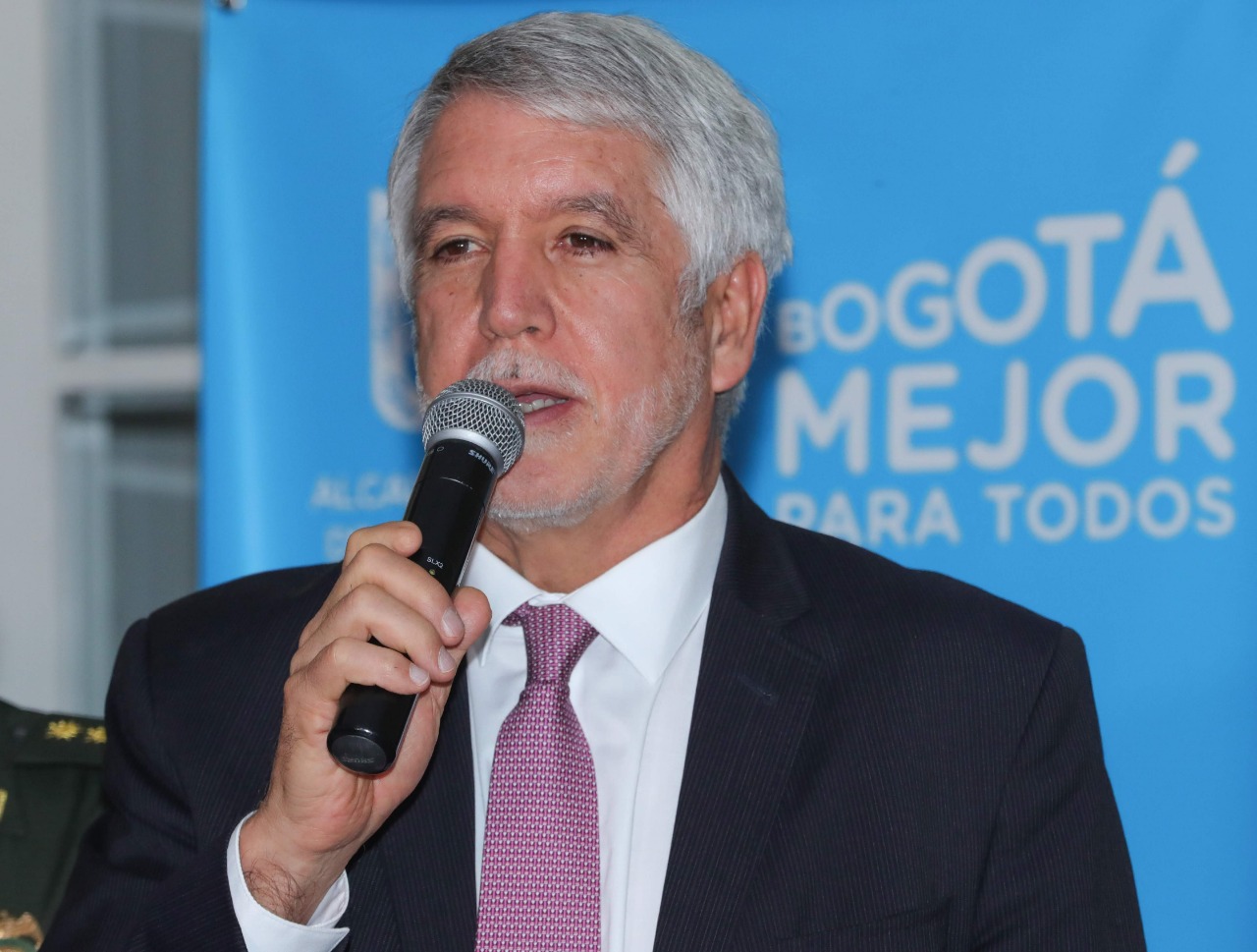 Con el apoyo de la Policía se mantendrá el orden de la ciudad aseguró el alcalde Enrique Peñalosa - FOTO: COnsejería de Comunicaciones