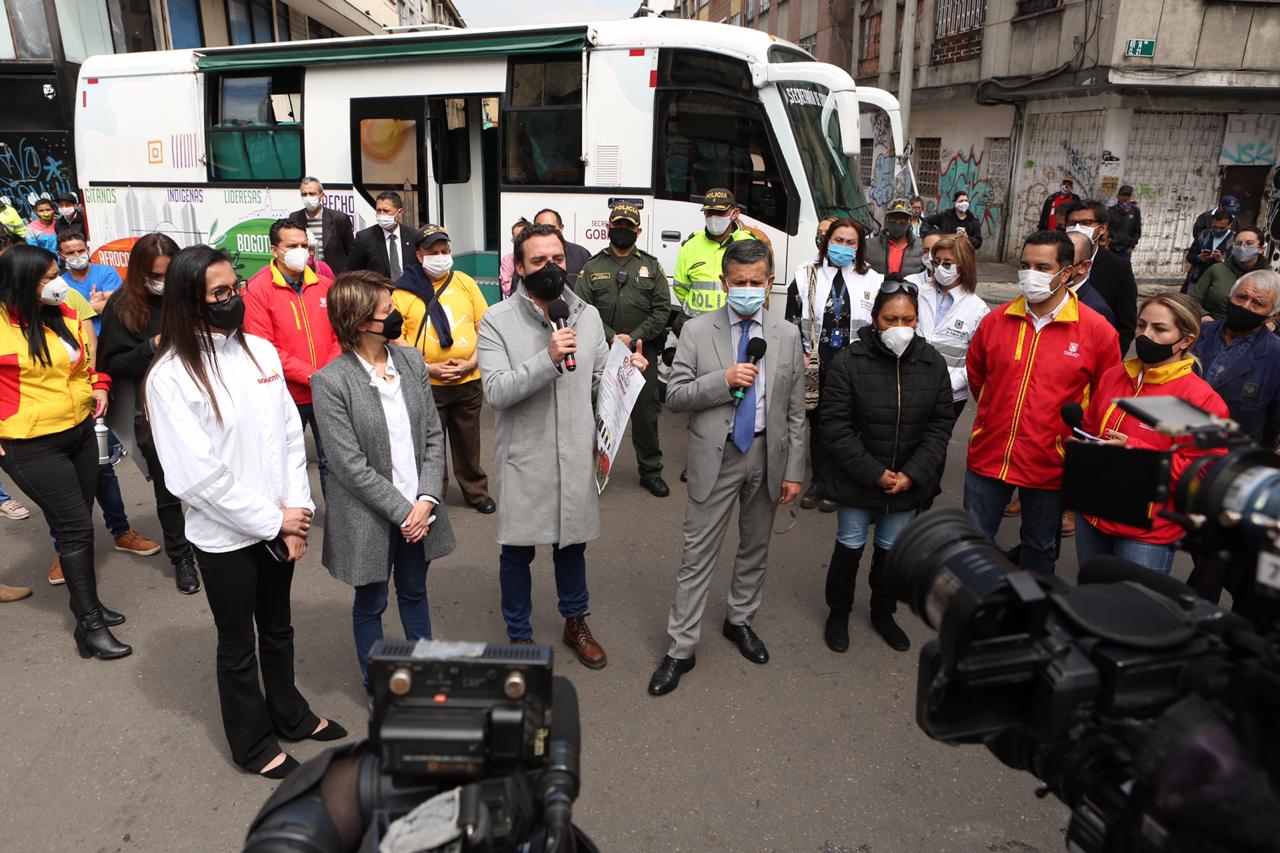 Ruta de Derechos Humanos llegará a más de 800 barrios de Bogotá  - FOTO: Prensa Secretaría de Gobierno