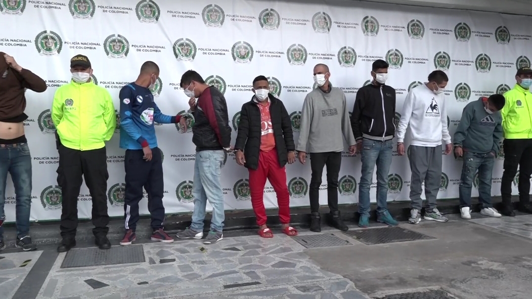Policía de Bogotá desarticula 6 bandas de microtráfico    - FOTO: Prensa Policía Bogotá