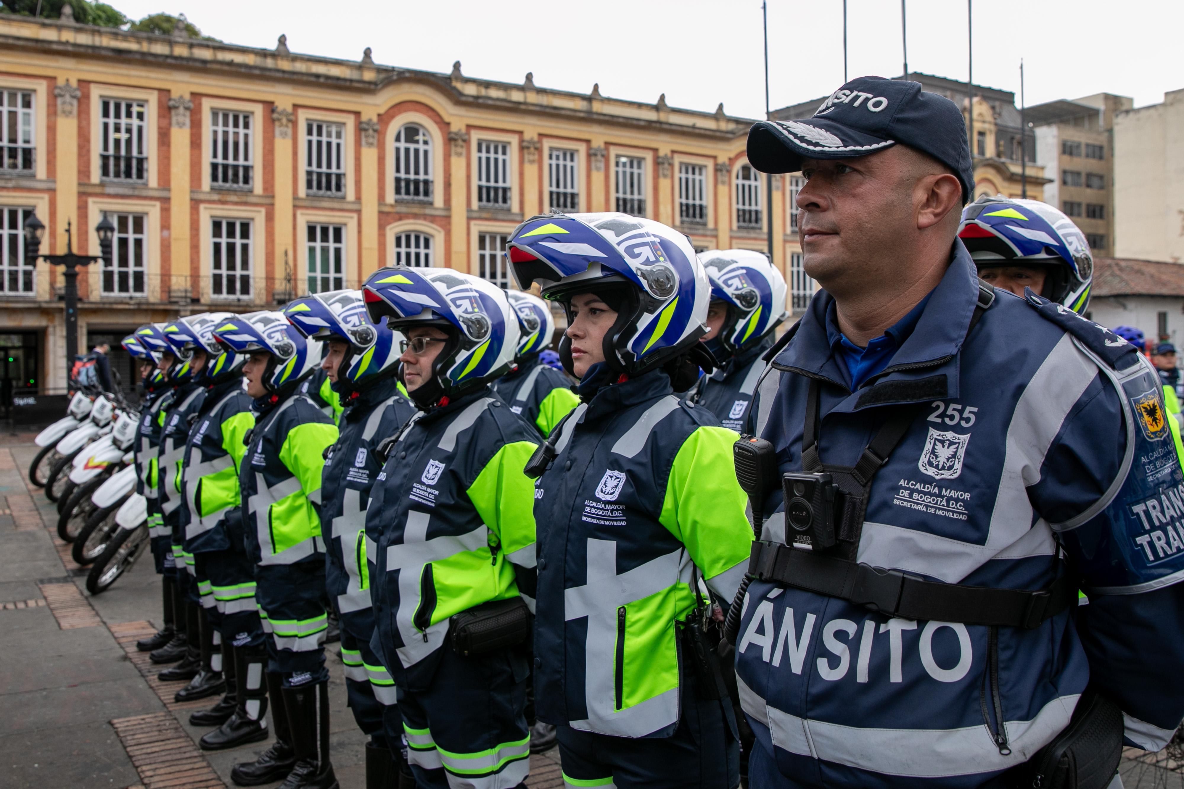 Agentes de tránsito de Bogotá