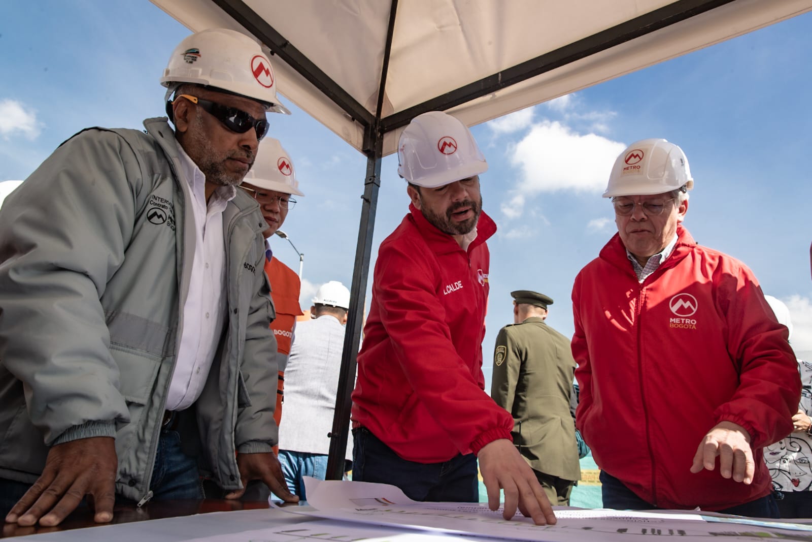 Obras de Línea 1 del Metro de Bogotá en el sector del SENA en la NQS