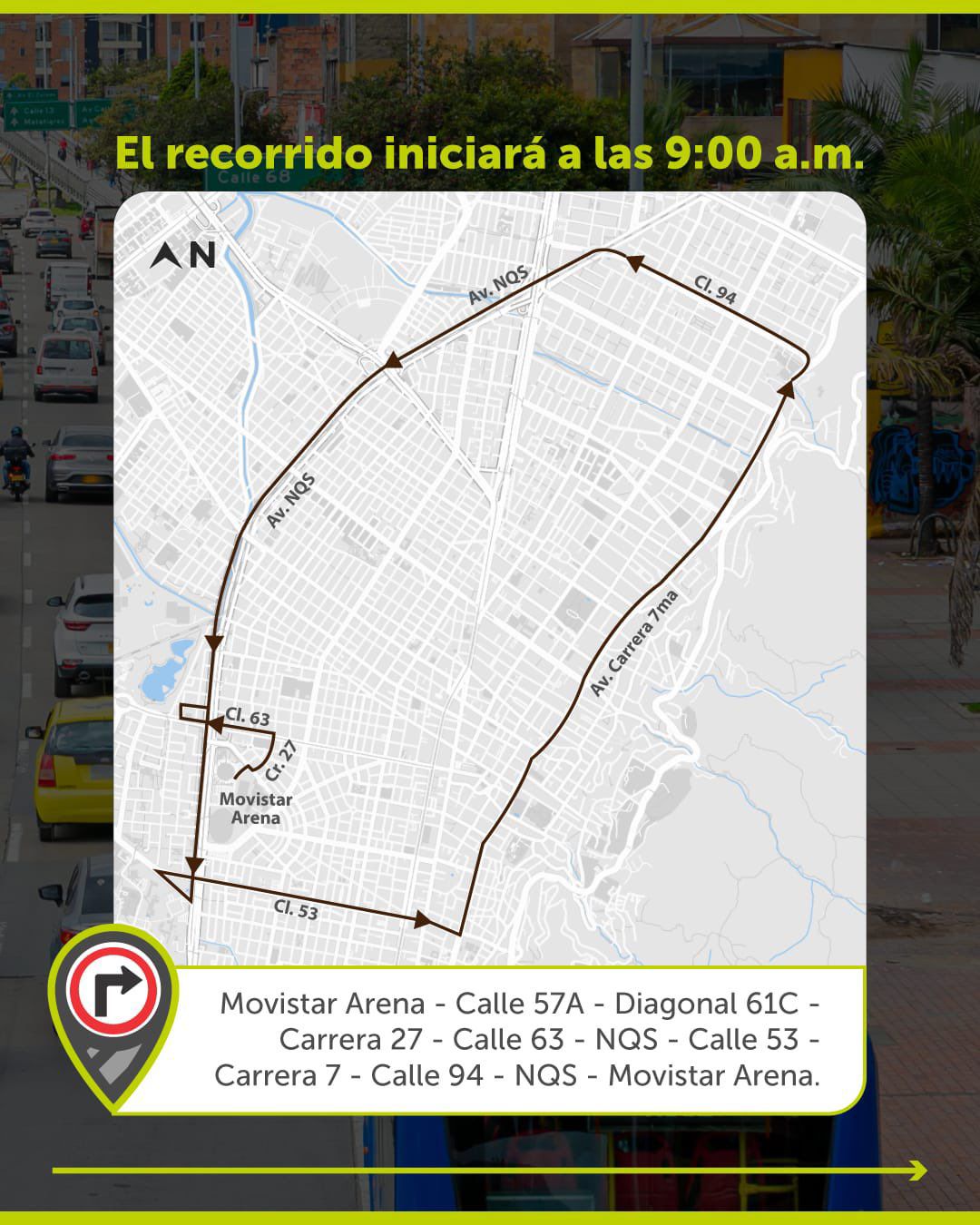 Mapa del recorrido
