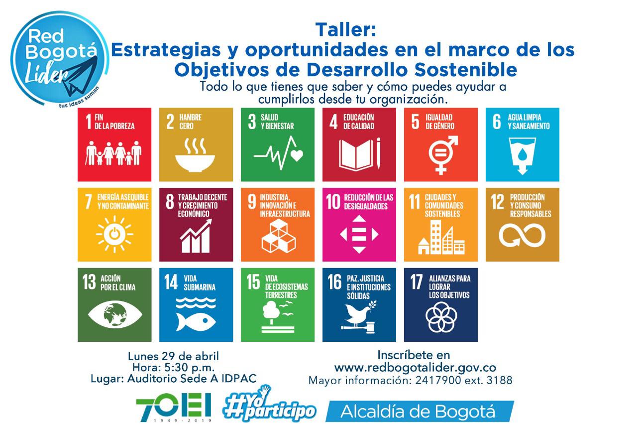Objetivos de desarrollo sostenible - FOTO: Prensa IDPAC