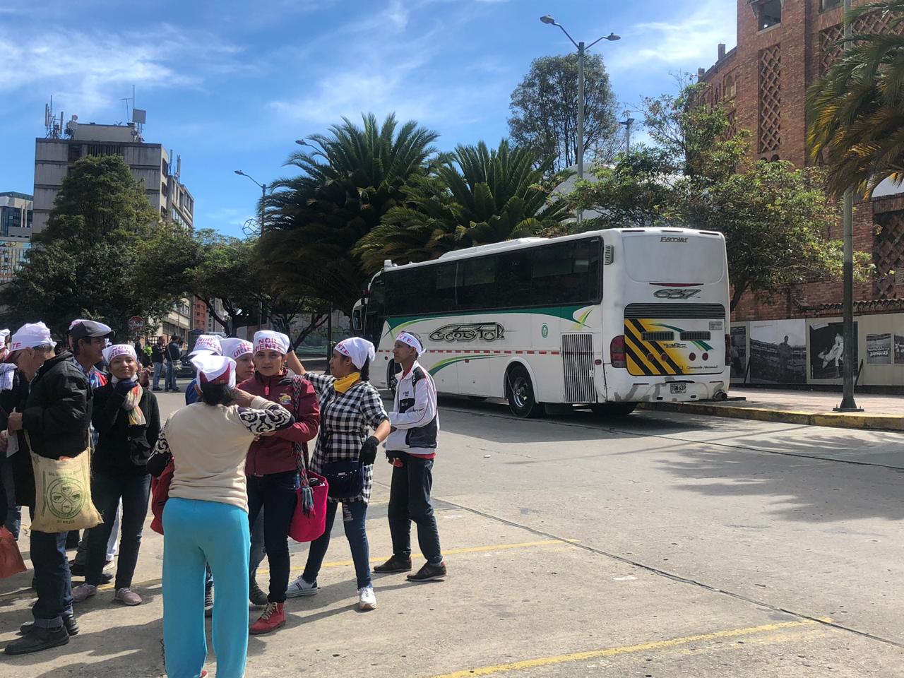 Protesta pacífica - FOTO: Prensa Consejería Víctimas