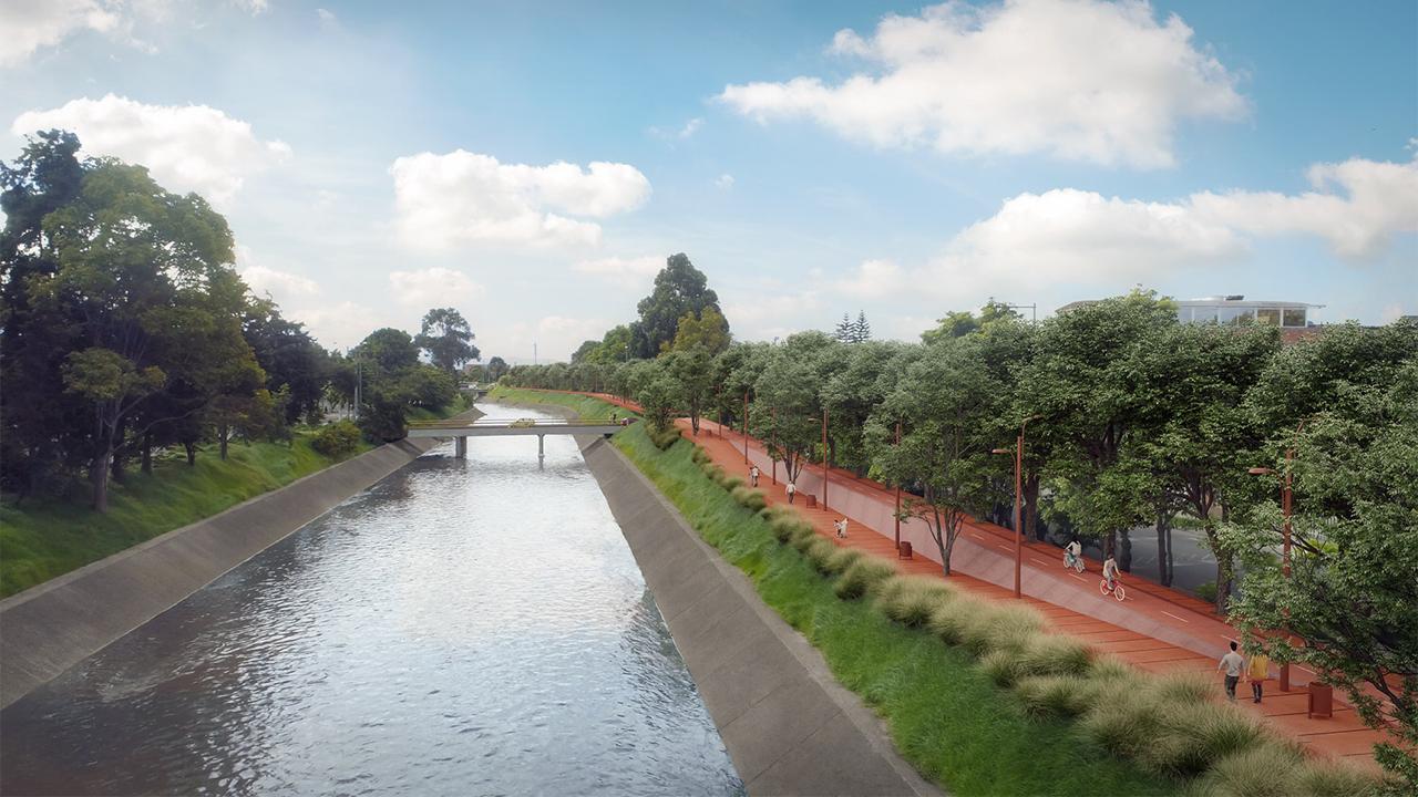 Alameda del Río Fucha - FOTO: Consejería de Comunicaciones