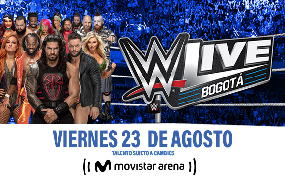 WWE Live en Bogota, en el Movistar Arena 