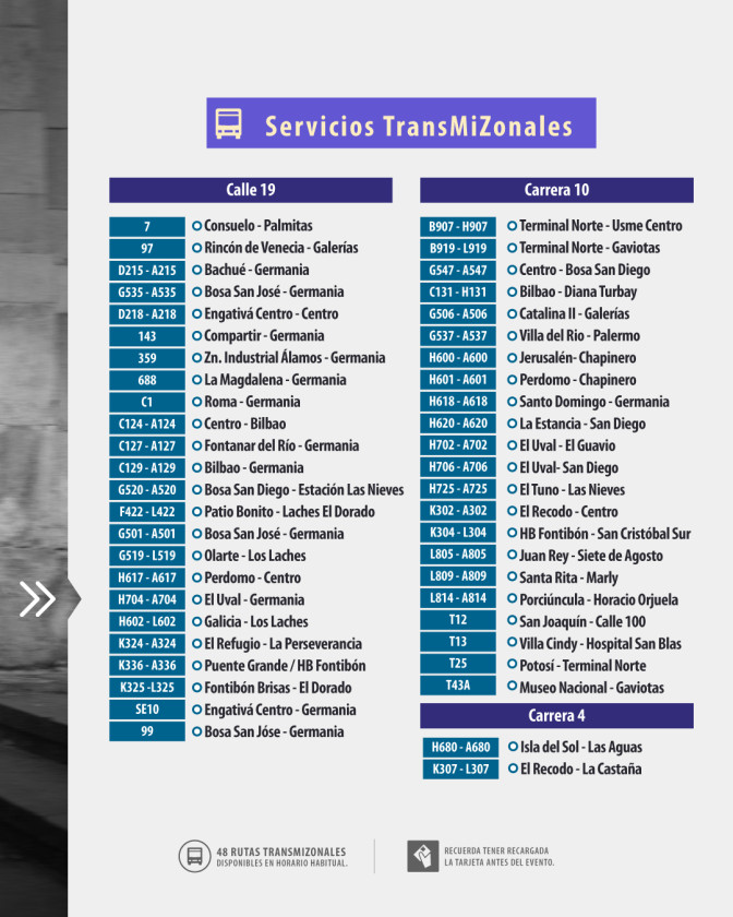 Cómo llegar en TransMilenio a Monumentum 2026 en Bogotá 