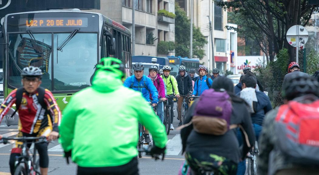 Así avanza el Día sin Carro en Bogotá - Foto: Comunicaciones Alcaldía Bogotá 
