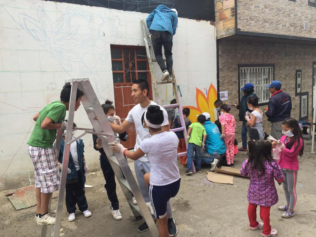 embellecimiento en las localidades de Bogotá 