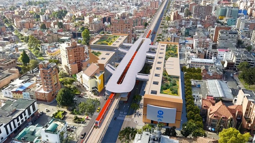 Así será la estación central del Metro de Bogotá - Imagen de referencia.