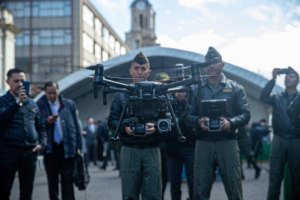 Drones de alta tecnología de la Policía