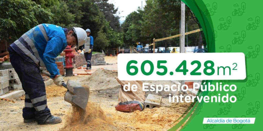 texto 605.428 metros cuadrados están siendo recuperados por la Alcaldía de Bogotá 