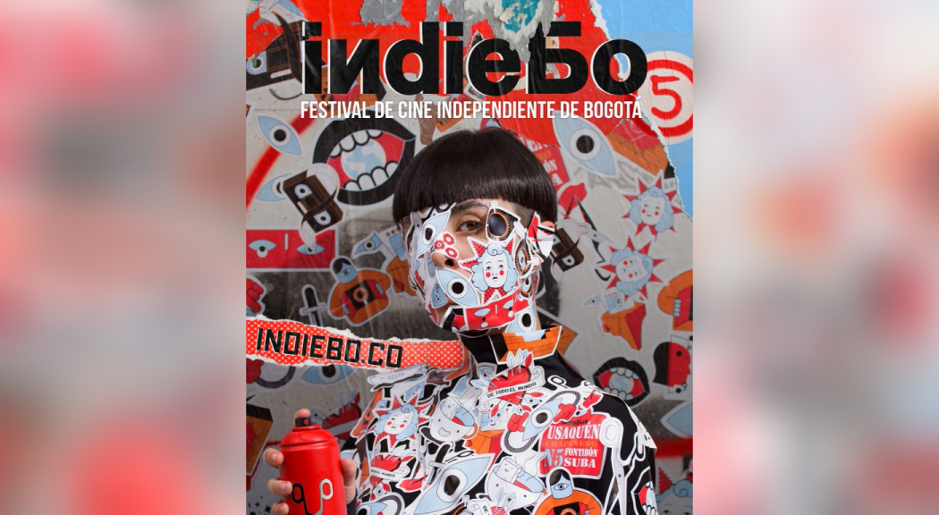 Afiche de la versión 2019 del Festival de Cine Independiente de Bogotá.