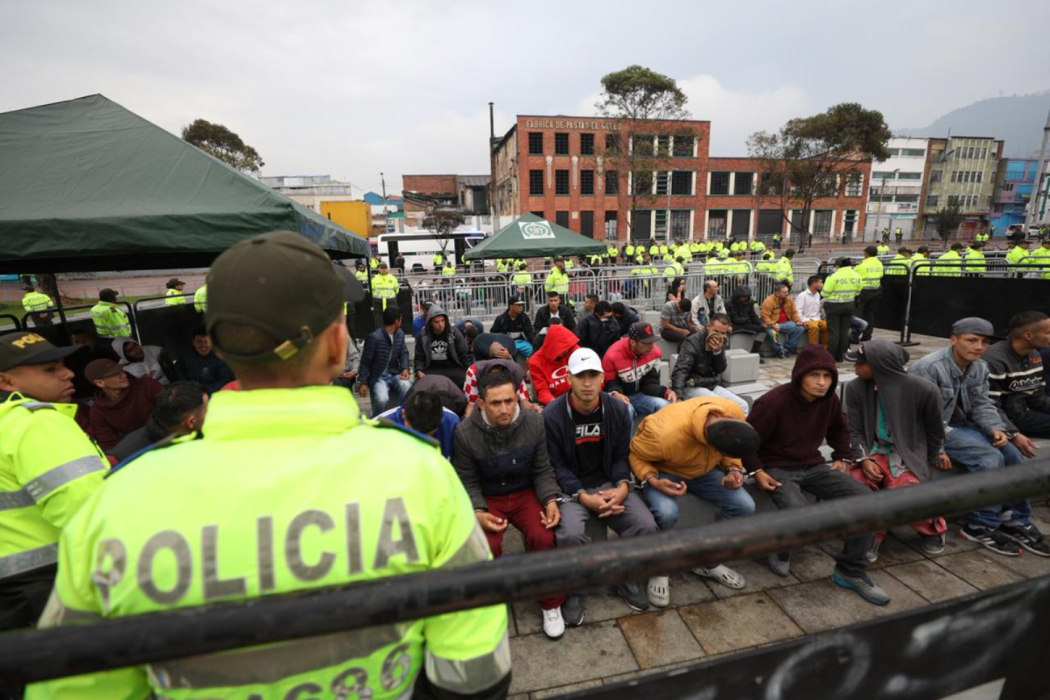 capturas de delincuentes en Bogotá