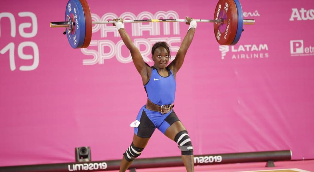 Yenny Sinisterra, atleta bogotana ganadora de medalla de plata categoría 55 kg en Juegos Panamericanos de Lima - Foto: Tomada de @Orlandomolano71.