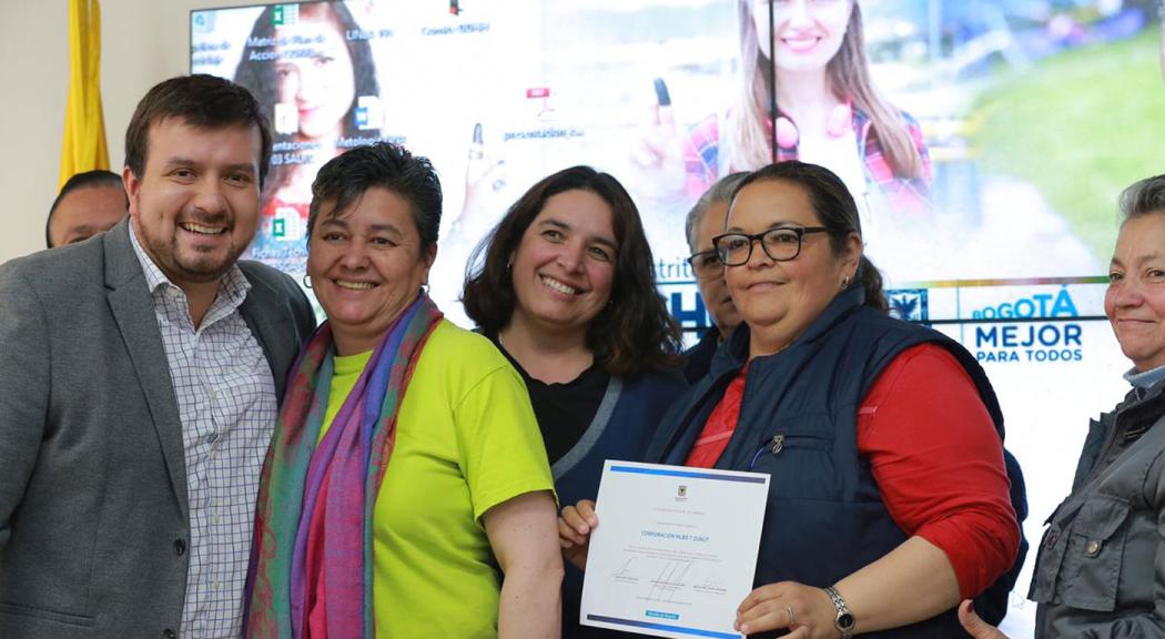 Ganadores de Iniciativas Ciudadanas 2019 reciben su reconocimiento - Foto: Twitter Secretaría de Gobierno.