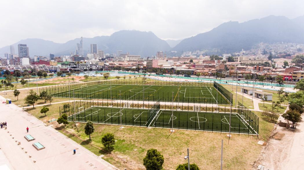 Obras parque Tercer Milenio en Bogotá - Foto: Comunicaciones IDRD