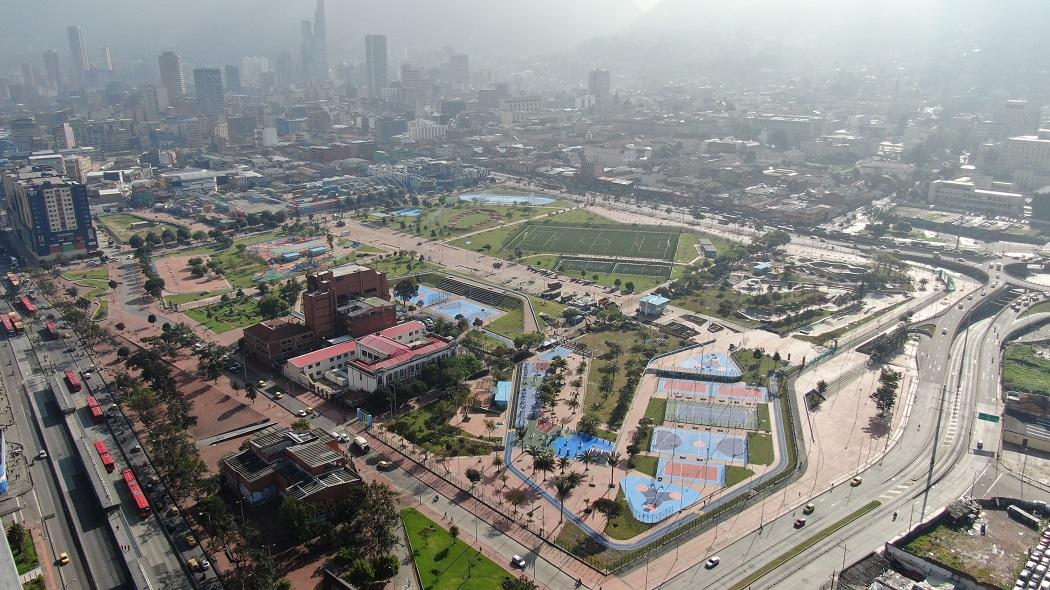 Listo el parque Tercer Milenio en el centro de Bogotá - Foto: Comunicaciones IDRD